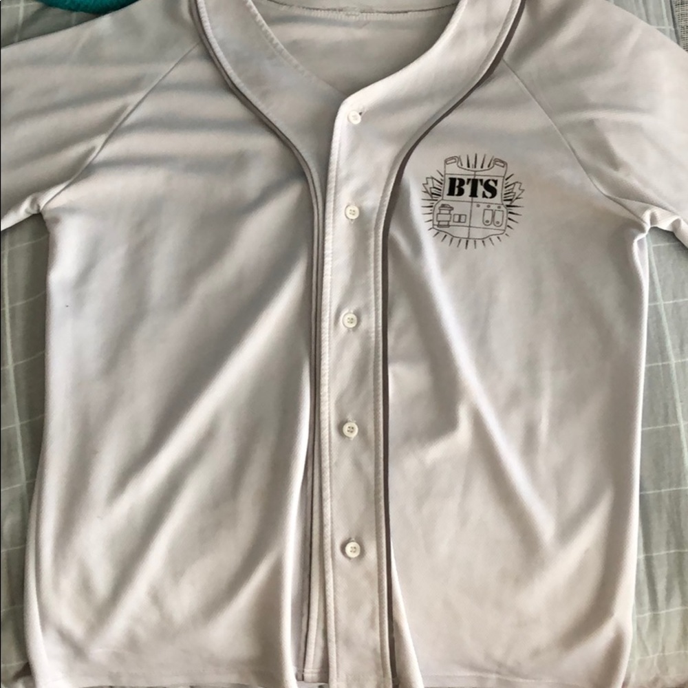KPOP BTS BUTTON UP JERSEY